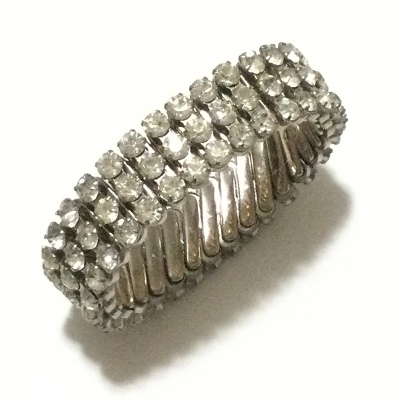 Vintage Rhinestone Expansion Stretchy Bracelet - Picture 3 of 3